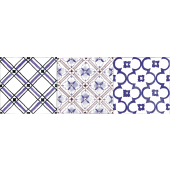 Violet dutch tiles